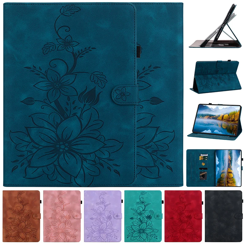 Leather Case For Samsung Galaxy Tab S10 FE Plus 13.1 inch Case S10 Lite S11 S9 S7 S8 X700 S7+ T730 S9 FE Plus 12.4" Tablet Cover