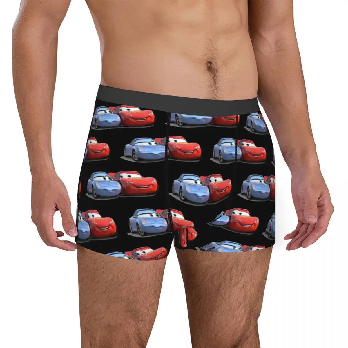 Men's Sally I'm Lightning Cars Mcqueen Boxer Briefs
Comfortable Underwear Breathable Panites 3