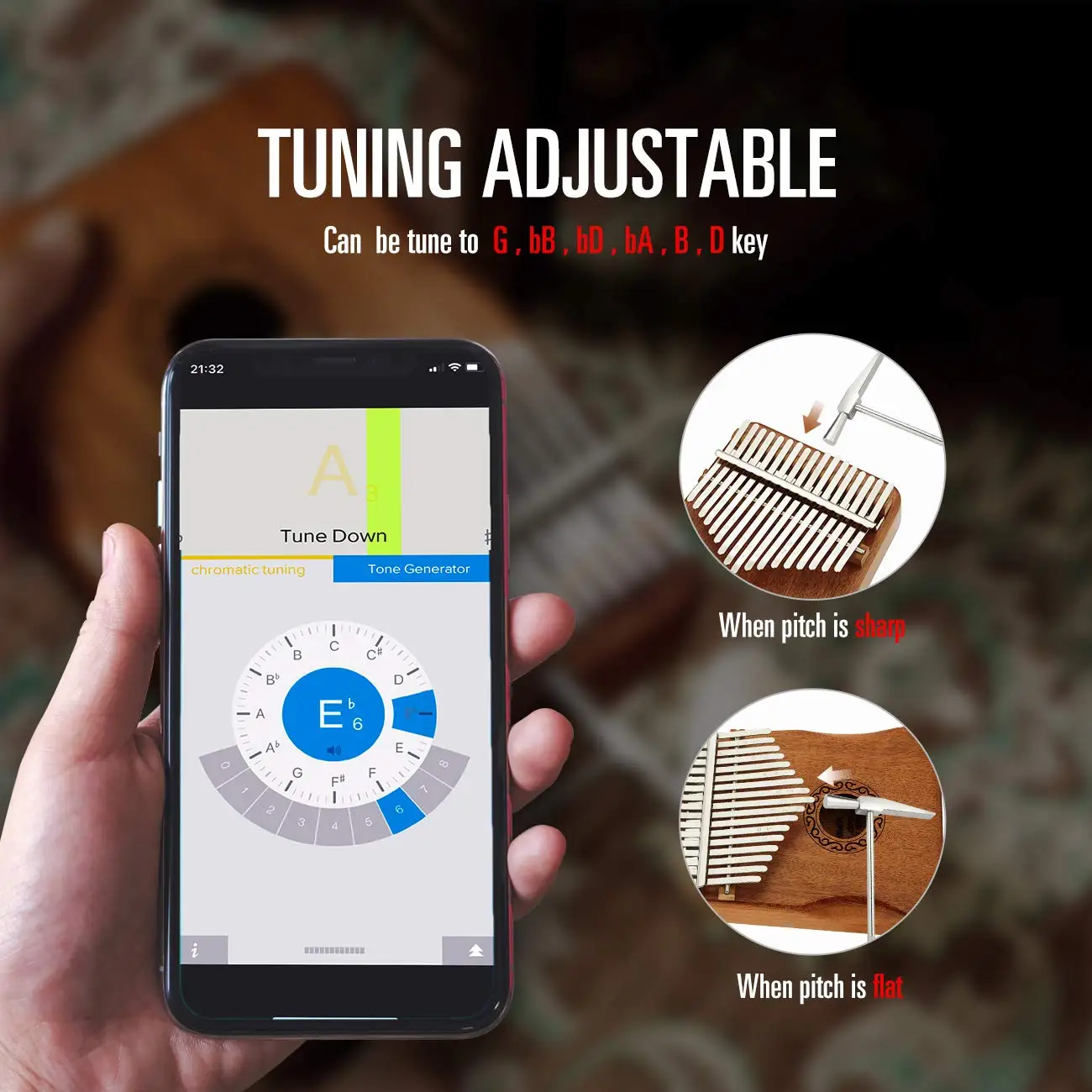 Рисунок 5 - Пианино Kalimba для большого пальца