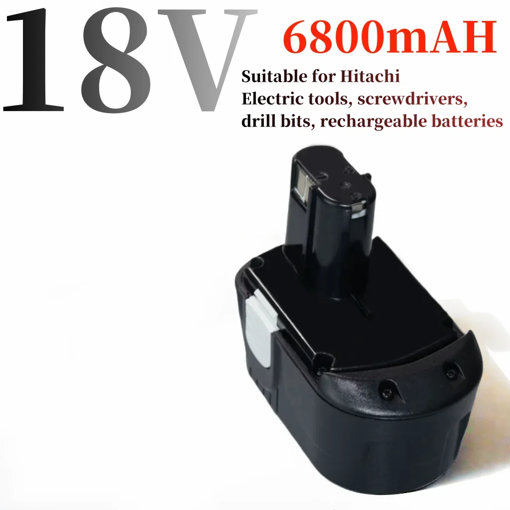 

18V 6.8Ah rechargeable battery suitable for replacing Hitachi electric tool screwdriver bits EB1820 EB1812 EB1830H EB1833X EB18B