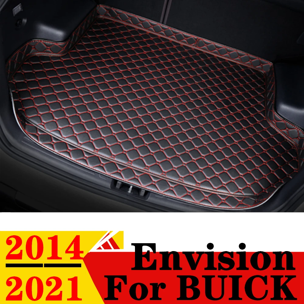 

Коврик для багажника автомобиля для BUICK Envision 2014 15-2021, высокая боковая Водонепроницаемая Задняя накладка для груза, коврик, автомобильные аксессуары, подкладка для багажника