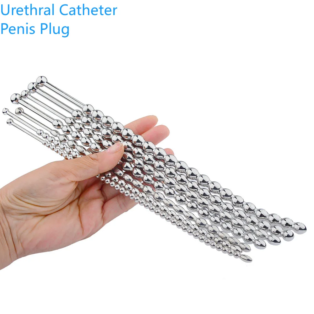 Male Urethral Plugging Horse Eye Irritation Rod Urethral Stimulation Penis Plug Sound Catheter Masturbation Rod