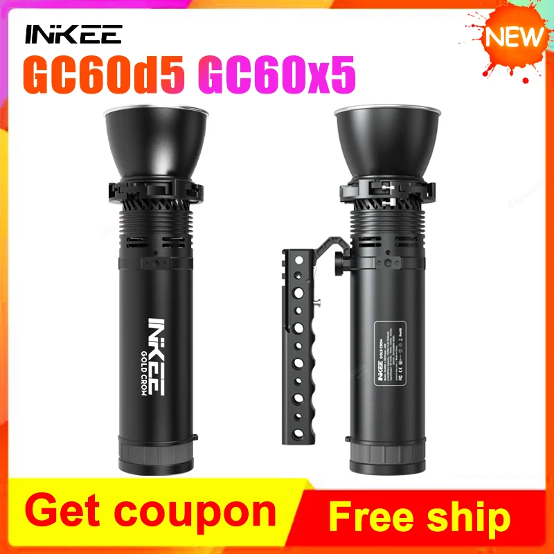 INKEE GOLD CROW GC60X5 60W ビデオライト 照明