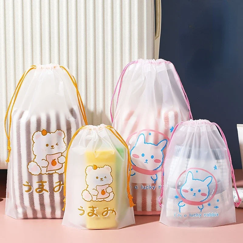 Рисунок 3 - Прозрачные сумки для плавания на шнурках