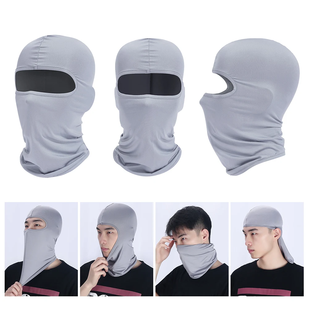 Motorcycle Balaclava Full Face Cover Warmer Windproof Breathable Motorbike Motocross Cycling Biker Cycling Anti-UV Men Helmet 6