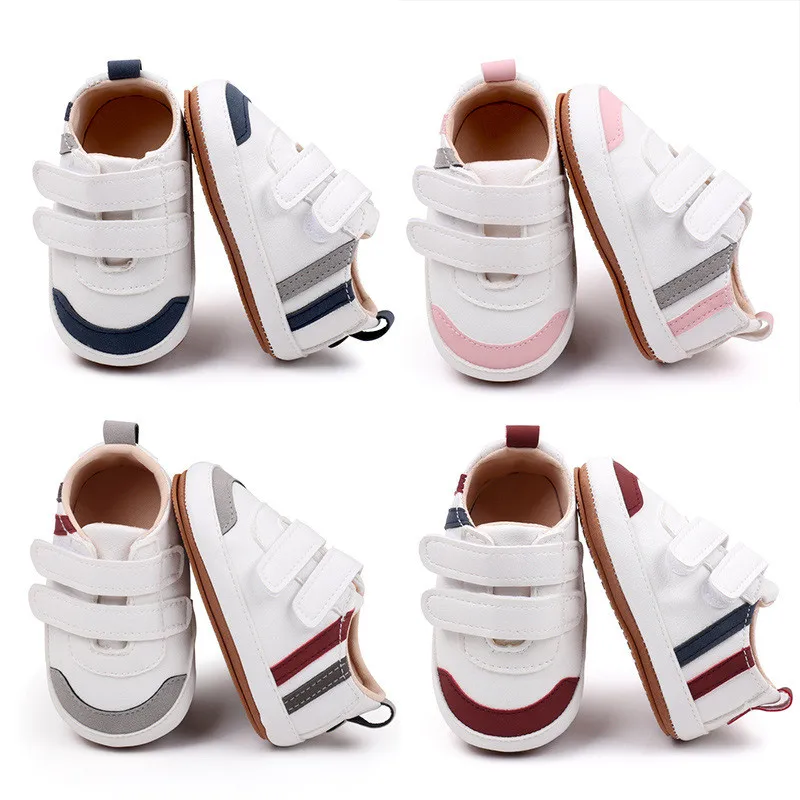 Fashion Baby Shoes Children PU Leather First Walkers Kids Sneakers Soft Rubber Sole Infant First Walkers For Boys Girls 1