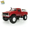 WPL C24-1 C14 Full Scale RC Car 1:16 2.4G 4WD Rock Crawler Electric Buggy Climbing Truck LED Light On-road 1/16 For Kids Toys 4