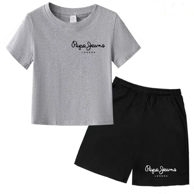 Kids' Tracksuit kids clothing set girls clothing set kids sports suit boys clothing set children sports suit boys tracksuits suit boys tracksuits Charming Creative Printed Boys Girls Pre-school 3-13t Shirt + Shorts Breathable Quick Drying Tracksuit