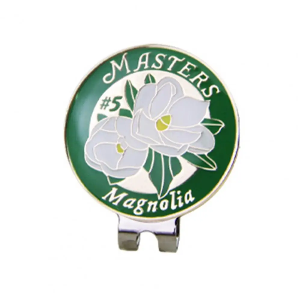 

1 Set Golf Cap Clip Anti-rust Portable Magnetic Golf Ball Marker Hat Clip For Golfer Boys Girl Alloy Marker