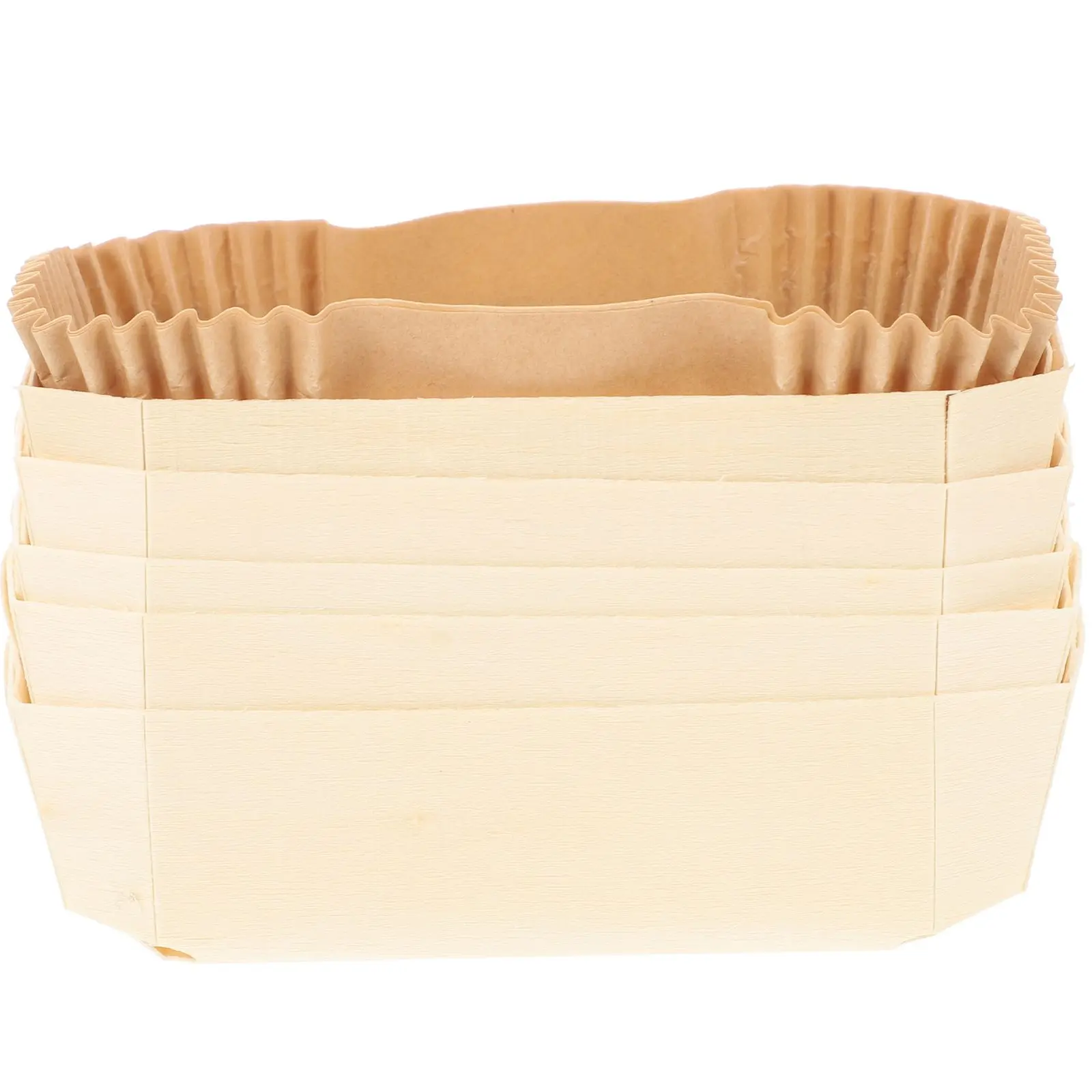 Wooden Box Paper Tray Bread Baking Mold Pastry Pans for Ovens Cake Molds Cakes Bake