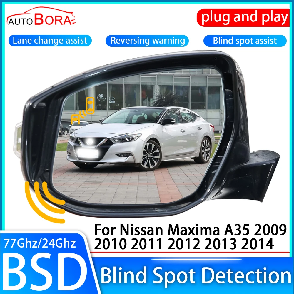 ZhuCamX Car Blind Spot Detection System BSD BSA BSM Sensor Drive Rear Mirror Monitoring for Nissan Maxima A35 2009~2014