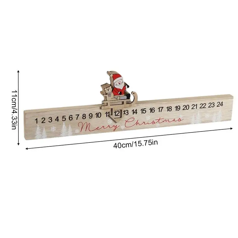나무 크리스마스 카운트 다운 달력 24 일 카운트 다운 크리스마스 달력, 홈 오피스 장 크리스마스 장식품
