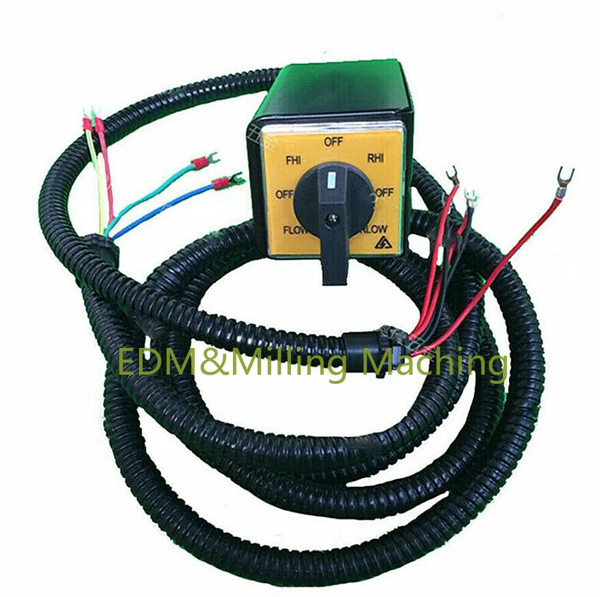 

CNC Milling Machine Part A94 Control Motor Rotary Cam Switch & Metal Shell & Cable For Bridgeport Mill Tool