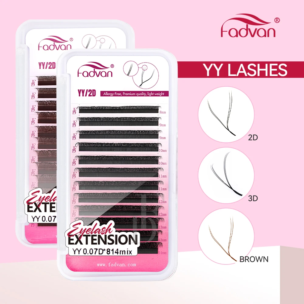 Enhanced Faux Mink Premade Volume Fan Eyelash Extensions - Natural Soft 8-15mm