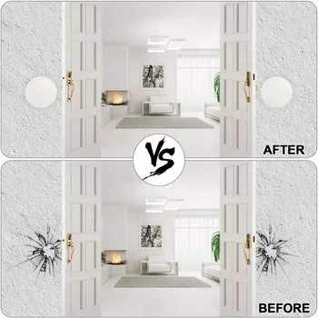 5 ชิ้นประตูซิลิโคนประตูเบาะรองนั่งตกแต่งบ้านแผ่นป้องกันการปรับปรุงฮาร์ดแวร์ 2