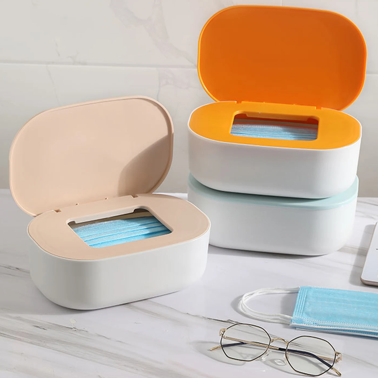 Container Storage Masks Box Storage Masks Mask Plastic Storage Box Mask Organizer Aliexpress