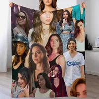 Aubrey Plaza collage Throw Blanket Sofas Sleeping Bag Kid'S Blankets 1