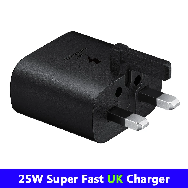 65 watt charger mobile Original Samsung Note 10 Super Fast Charger Charger 25W EU/US/UK Plug Power Adapter For Galaxy S10+ Note 7 8 9 Note 10 Plus （5G） baseus 65w