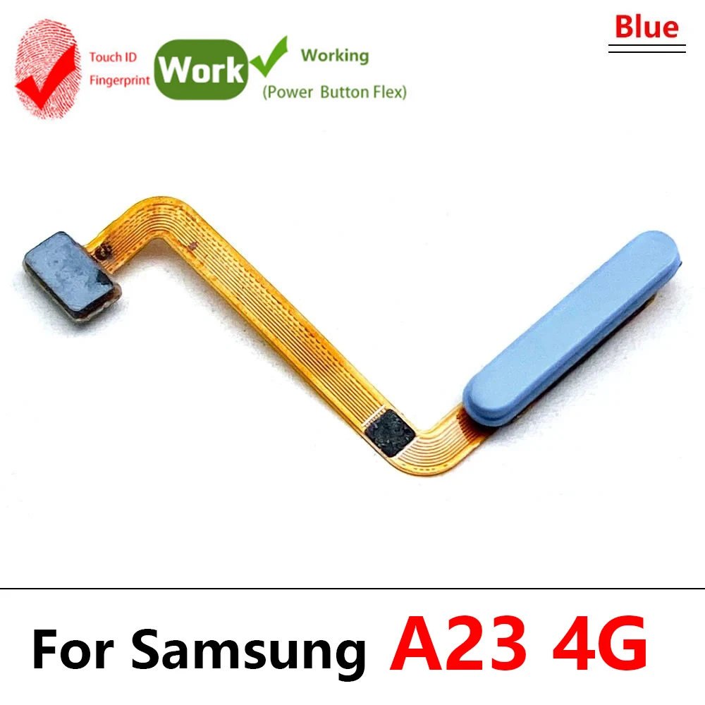 Home Button Fingerprint Sensor Flex with Power Key Flex Cable