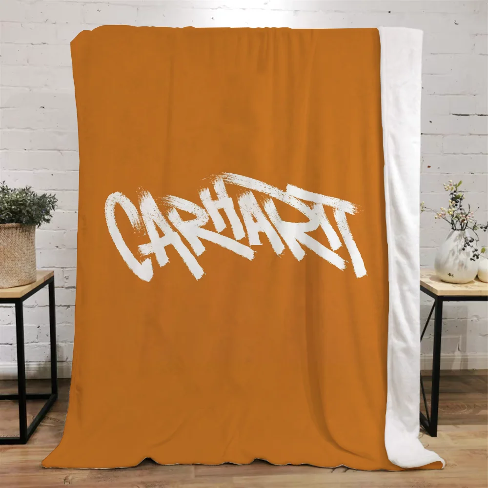 Carharttes 디자이너 던지기 담요, 킹 사이즈, 소파 침구, 니트 격자 무늬..