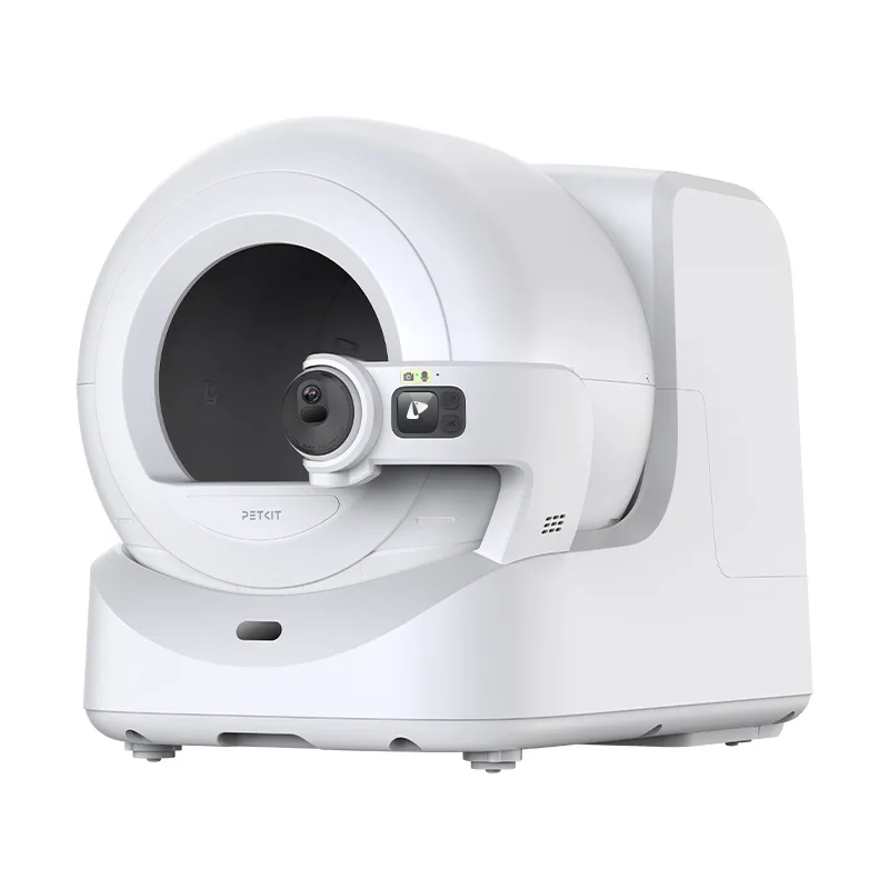 Ultra AI-Powered Smart Self-Cleaning Cat Litter Box New Arrival Round PP Design With Easy Clean Feature And Built-In Camera