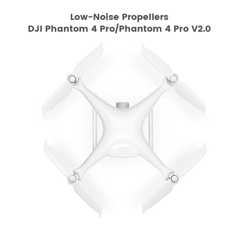 4-Pack Low Noise Quick Release Propeller Blades with Base