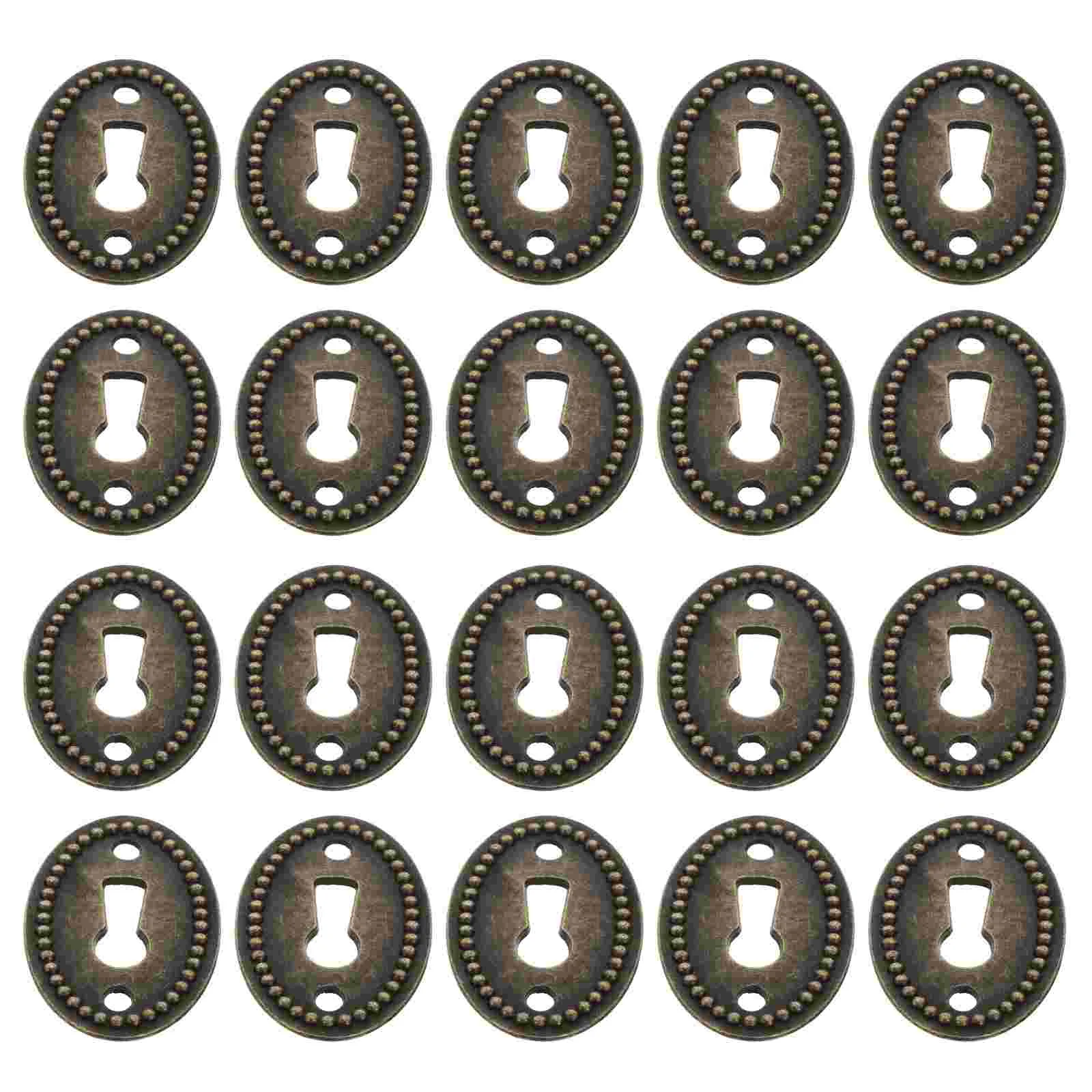 

Keyhole Cover Plate Oval Escutcheon Covers Insert Decorative Furniture Brass Vintage Key Escutcheons Door Drawer Plates