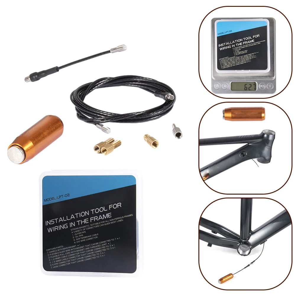 

Bike Internal Cable Routing Tool Bicycle Frame Hydraulic Wire Shifter Routing Tools Aluminum Alloy Wire Bicycle Accessories