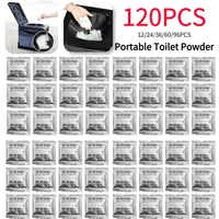 12Pcs Poo Powder Liquid Waste Gelling Deodorizing Powder Camping Toilet Chemicals Poo Gel Eco Absorbent Gel for Portable Toilet 1