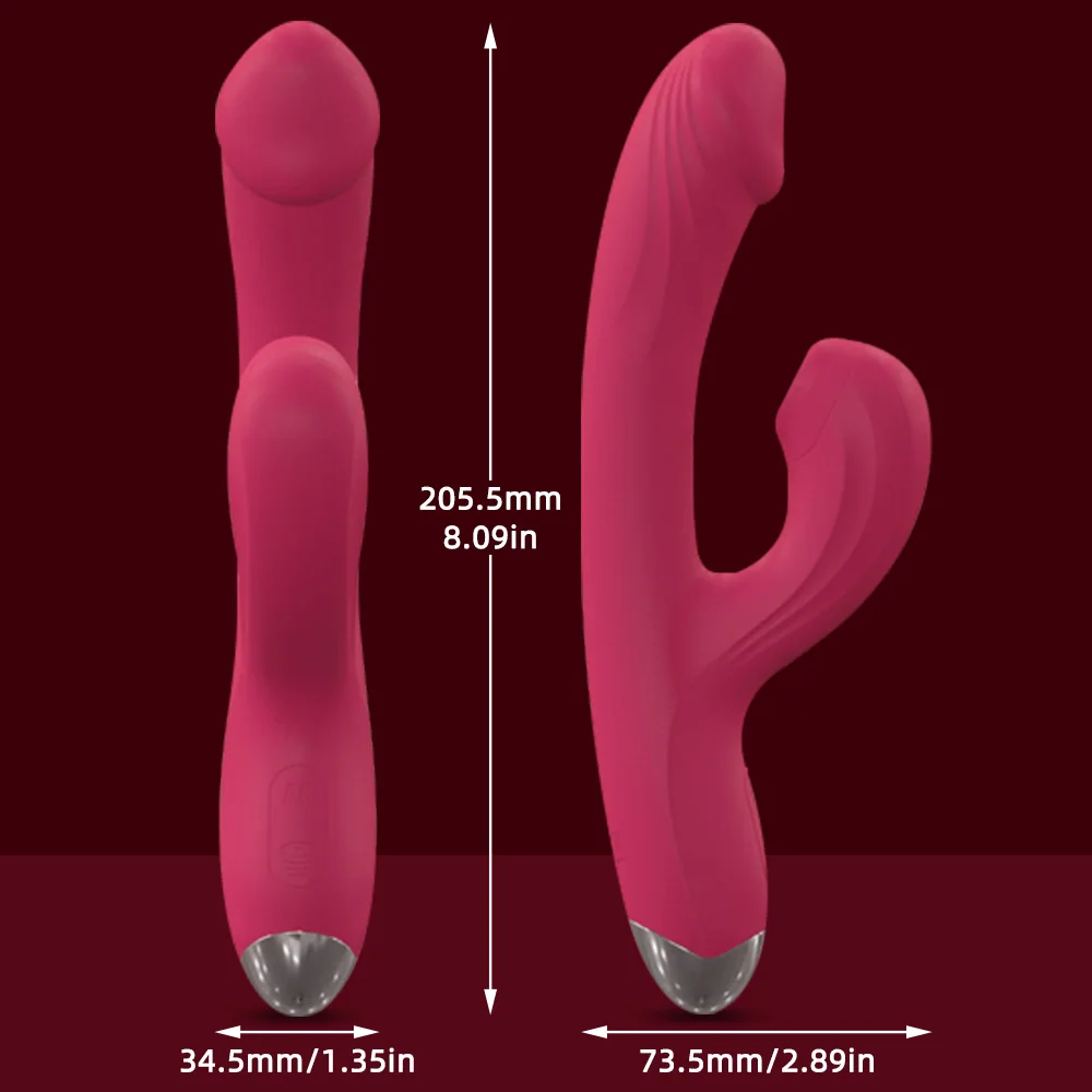 Vibrateur rabbit chauffant stimulation clitoridienne et point g_voghion.com