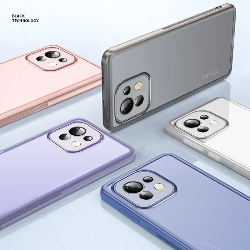 Фото Поставляется с защитной пленкой для объектива, чехол для телефона Xiaomi Mi 11 Lite NE 11X Pro 11i HyperCharge, мягкий силиконовый бампер Mi11 11 Lite 11Pro №2