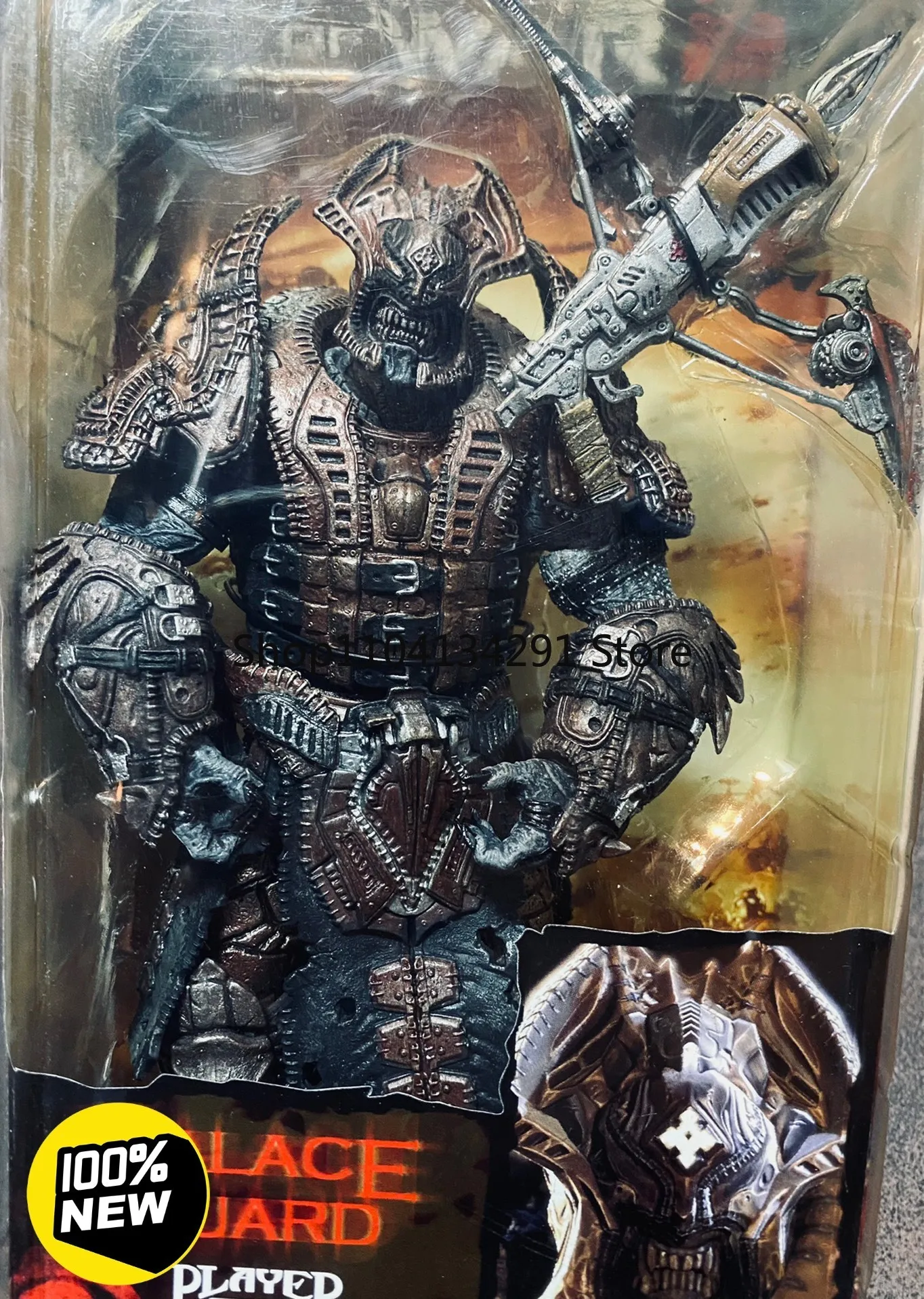 Bnib NECA Gears Of War 3 Serie 3 Savage Theron Sentinel Chiuso Casco