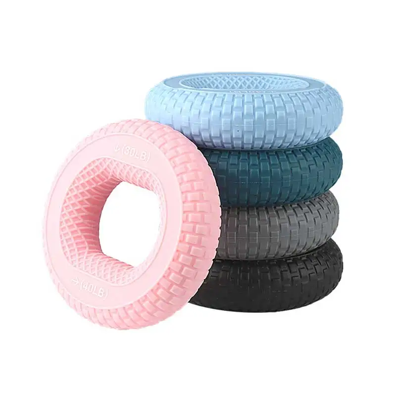 

Double-strength Grip Ring Tire Shape Silicone Fitness Finger Wrist Decompression Training Tool