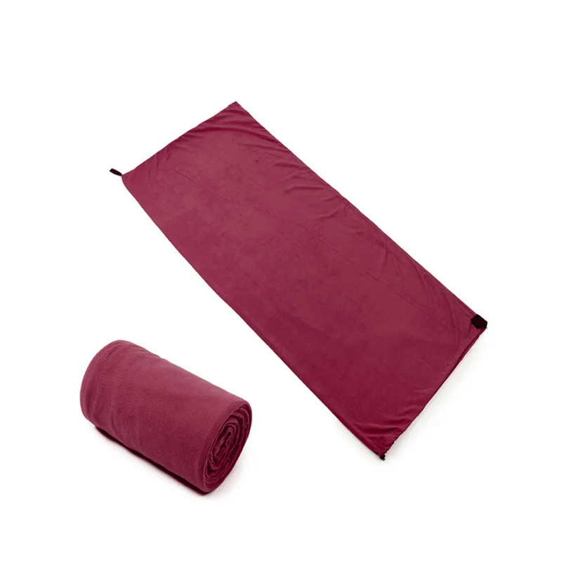 Description Picture 4 of itemPortable Ultra-light Polar Fleece Sleeping Bag Outdoor Camping Tent Bed Travel Warm Sleeping Bag Liner Camping sport Accessories