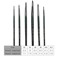 6pcs Professional Artist Paint Brush-Painting Brushes Kit, Fabulous for Canvas, Watercolor & Fabric-for Beginners and Profession 2