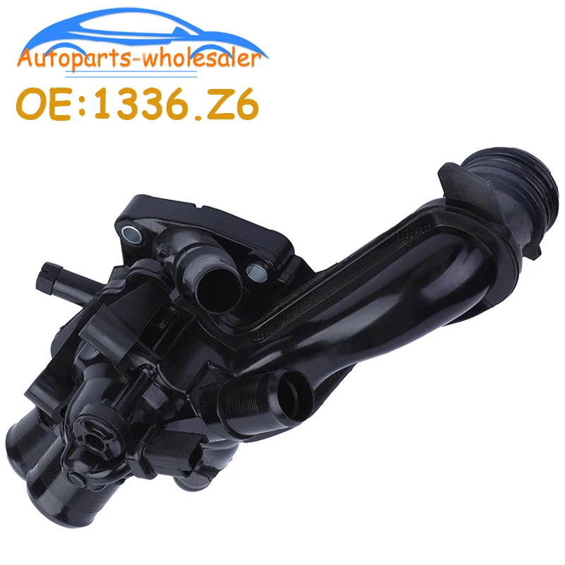 Car Engine Coolant Thermostat Housing Assembly 1336.Z6 1336Z6 For PEUGEOT 207