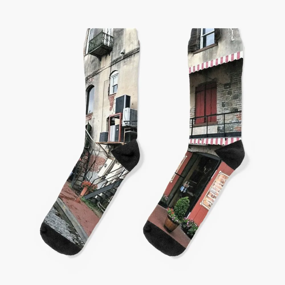 

Savannah Riverfront Socks cartoon men cotton high quality essential Women Socks Men's