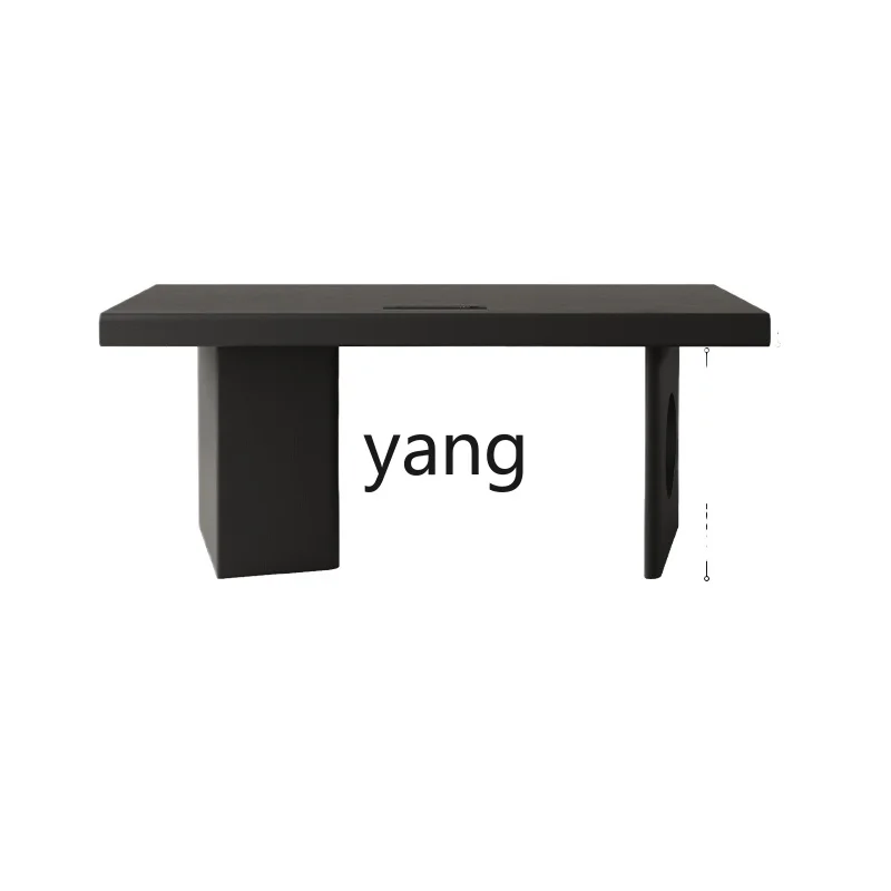 

Yjq Minimalist Home Desk Adult Desk Modern Computer Bedroom Black Work Desk
