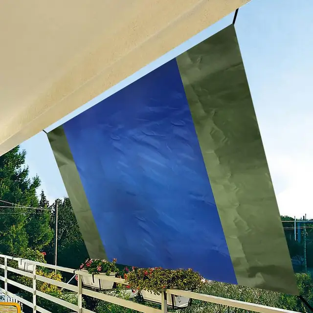 Piknik Szőnyeg Napfényes Vízálló Lombkorona Kültéri Családi Szőnyegek 4 Tétes Homokos Zseb Takaróval Az Utazási Kempinghez - Image 3