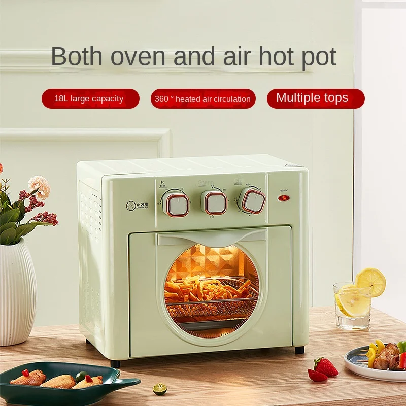 18L Large Capacity Air Fryer Oven All-in-one Small Household  Multi-functional Intelligent Visual Cooking Electric Oven - AliExpress