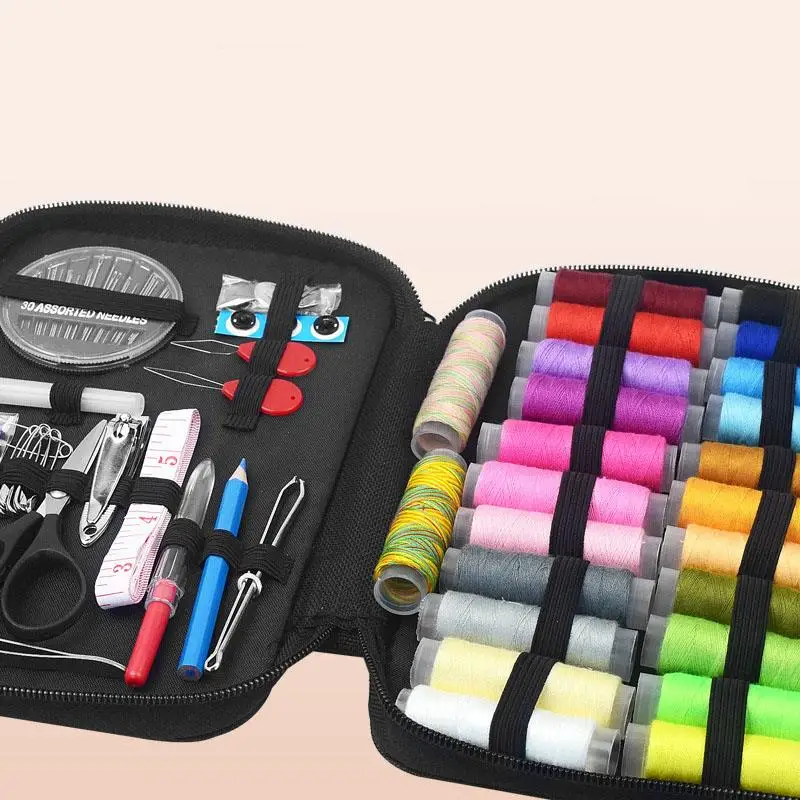 

DIY Multi-Function Sewing Kits, Tools Bag Set for Hand, Household Stitching, Embroidery Needles, Thread, Accessories Kits