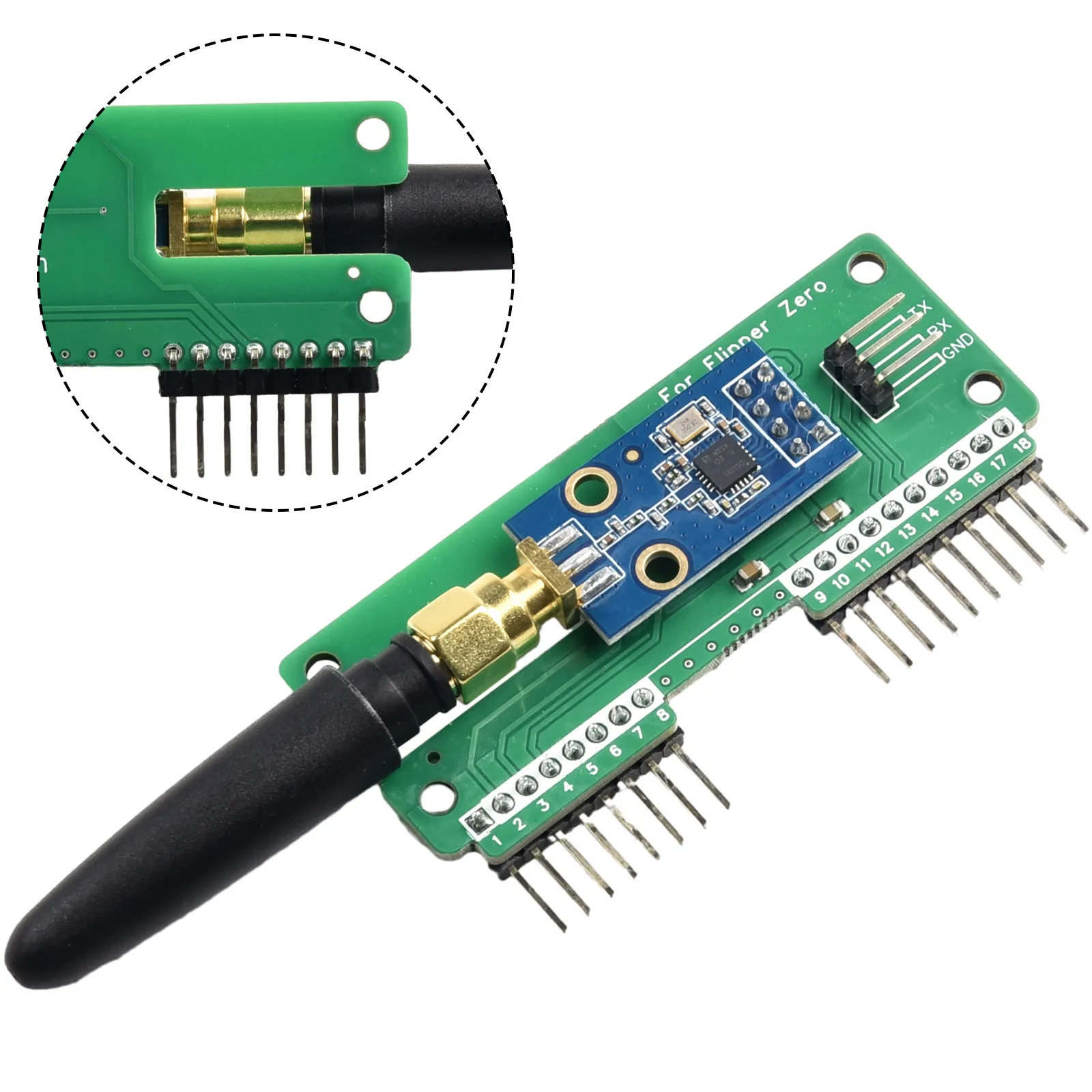 

For Flipper Zero CC1101 Module SubGhz Module 433MHz Security Technology WiFi Multiboard NRF24+ESP32 With Antenna