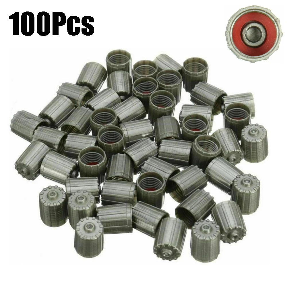 

Front Left Valve Stem Cap TPMS Tire Cover Parts Plastic Replacement Tyre Vehicle 100 Pcs Accessories Motorcycle