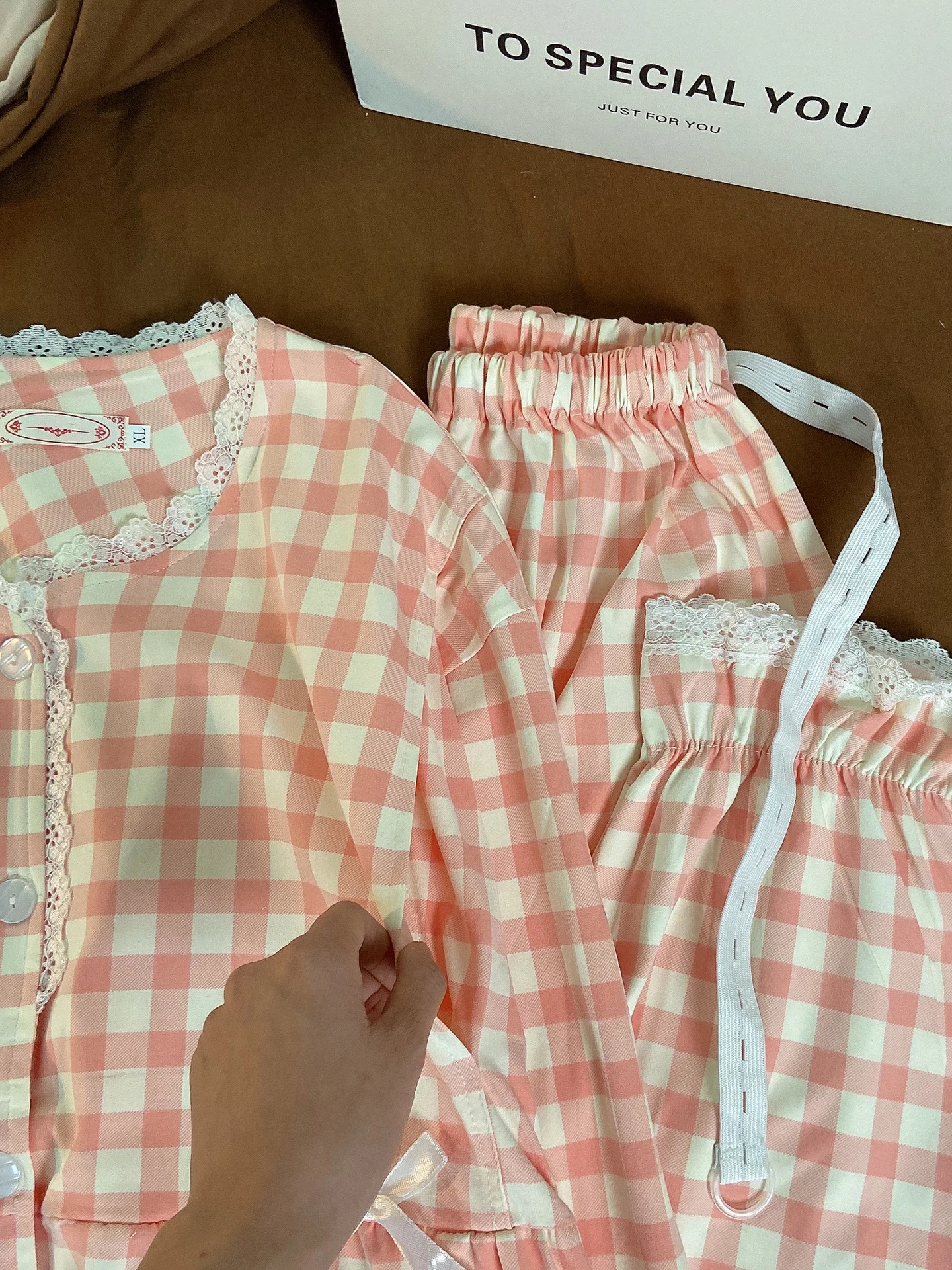 가슴 패드가 있는 달콤한 임산부 잠옷 세트, 산후 수유용 홈웨어, 편안한 긴팔 라운드넥 가디건