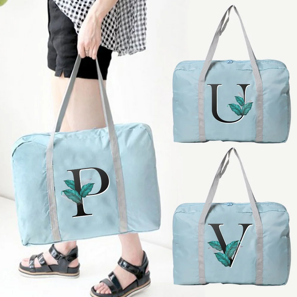 

2022 New Travel Bag Unisex Foldable Duffle Bag Large Capacity Organizers Portable Luggage Bag Travel Accessories leaf Series