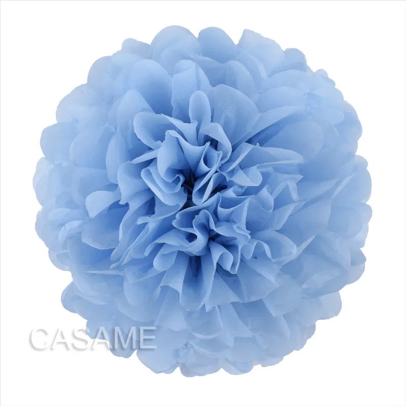 Set of 5 Colorful Tissue Paper Pom Poms for Party and Event Decor
