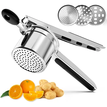 Silicone Handle Potato Ricer 1