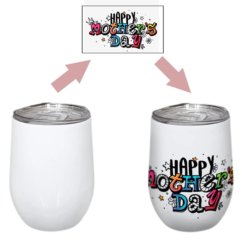 Sublimation Blanks Wine Tumbler Cups White 12oz Stainless Steel Insulated  Stemless Tumbler Sublimation Mugs,diy Unique Gift - Vacuum Flasks &  Thermoses - AliExpress