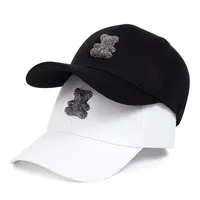 Unisex 3D Teddy Bear Personality Baseball Caps Spring Autumn Outdoor Adjustable Casual Hats Sunscreen Hat 1