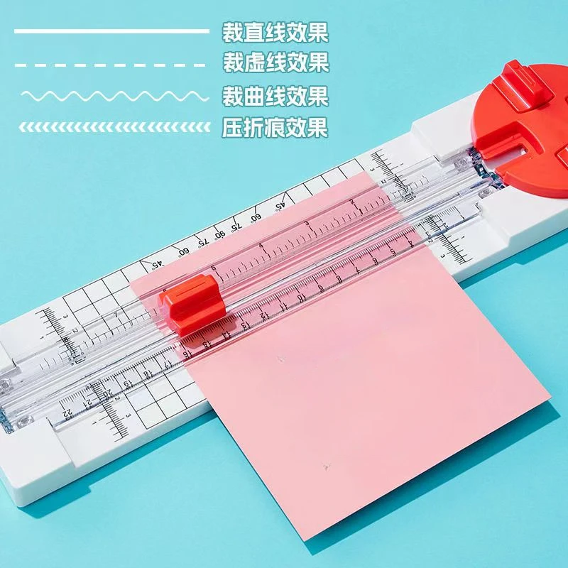 Taglierina Carta 4 In 1 - Per Scrapbooking E Fai Da Te | Taglio Linee Dritte E Ondulate - Foto 4